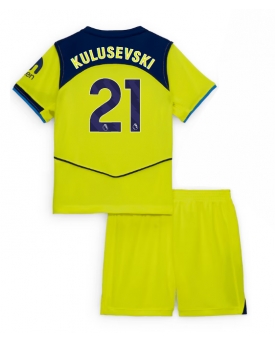 Billige Fotballdrakt Tottenham Hotspur Dejan Kulusevski #21 Replika Tredjedraktsett Barn 2025-26 Kortermet (med bukser)